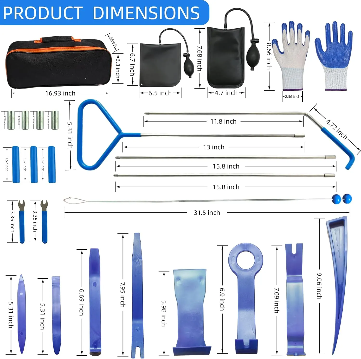Sturvo kit product dimensions and parts (Amazon listing image 2)